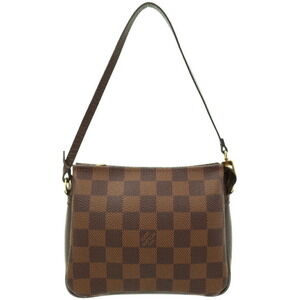 Louis Vuitton Damier Ebene Brown Truth Makeup Accessory Clutch Bag